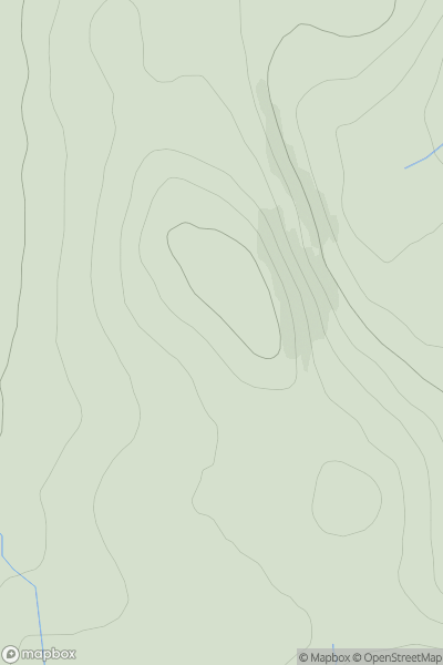 Thumbnail image for Beinn nan Capull [North Skye and Raasay] showing contour plot for surrounding peak